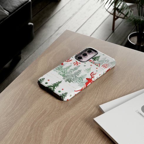 Nordic Christmas Print - Impact Resistant Phone Case